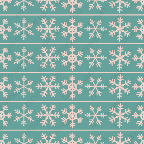 Vintage Pastel Christmas 4 -Printed Vinyl