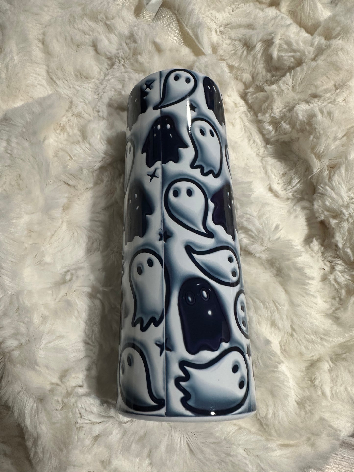 Ghost puff tumbler (imperfect seam)