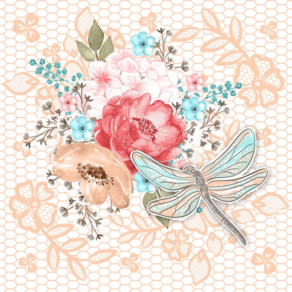 Sweet Dragonfly 10 -Printed Vinyl