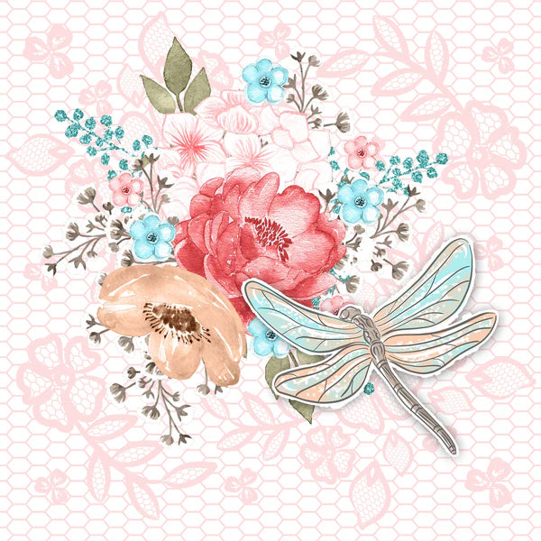 Sweet Dragonfly 9 -Printed Vinyl