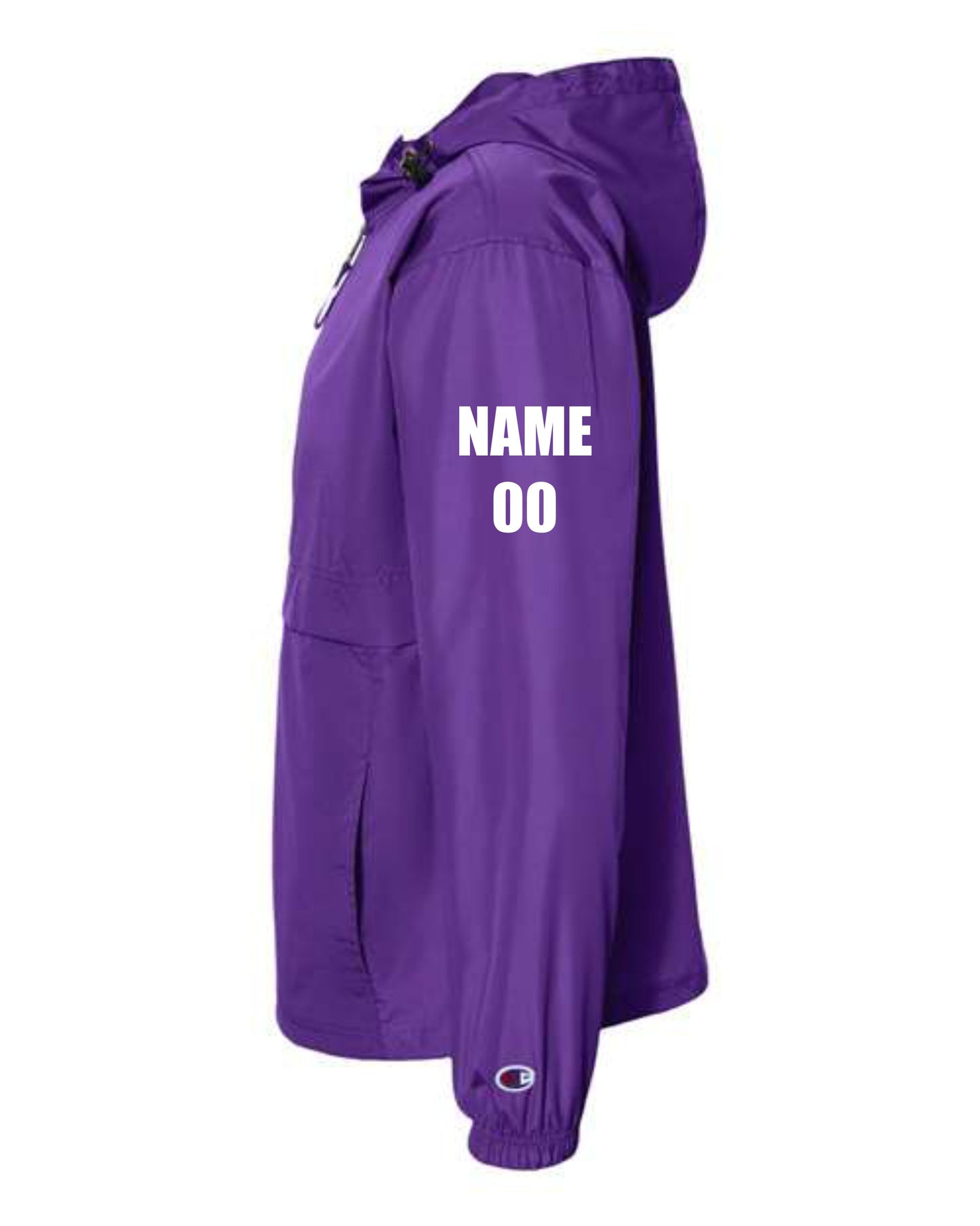 SJLL Adult Champion Hooded Packable Quarter-Zip Jacket