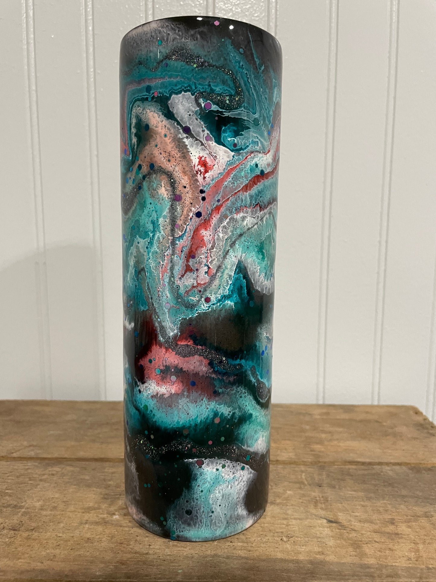30oz Skinny Tranquil Teal Tumbler
